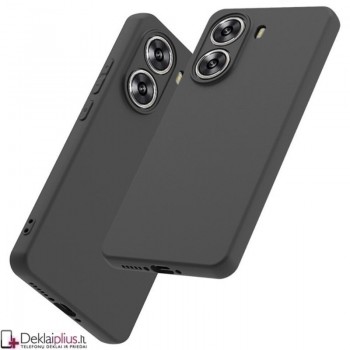 Silikoninis ploniausias dėklas su kameros apsauga - juodas (Xiaomi Poco X7 Pro)